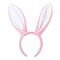 Beistle Pack of 12 Pink and White Soft-Touch Bunny Ears Headbands Easter Costume Accessories